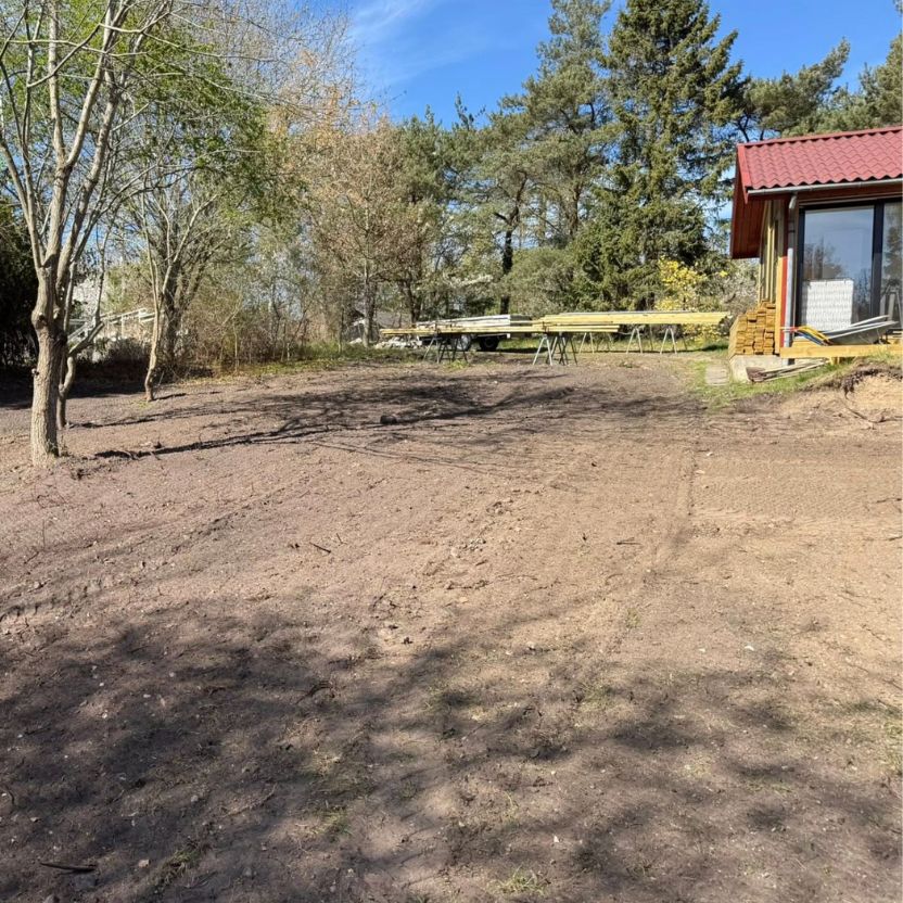 Klargøring og fræsning af sommerhusgrund i Odsherred